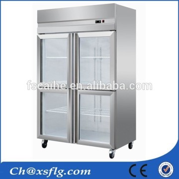 upright mobile modern kitchen refrigerated cabinet for hotel