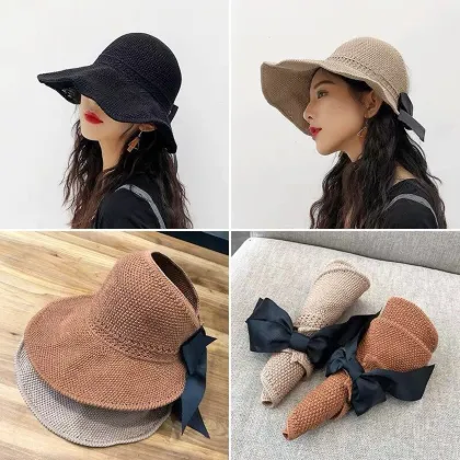 Korean Style Summer Sun Hat - Fashionable & Versatile Sunshade for Outdoors & Fishing
