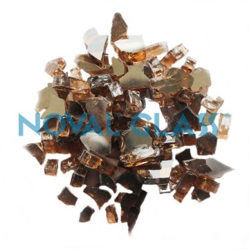 Golden Bronze Tempered Crushed Glass