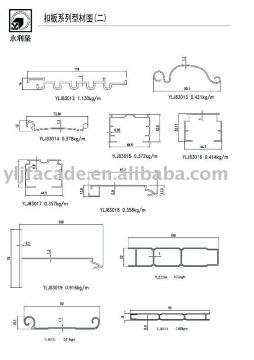 aluminum profile for gusset plate