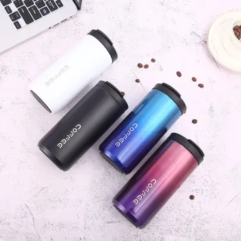 Custom Logo Design Stainless Steel Insulated Coffee Water Cup - Outdoor Casual Style