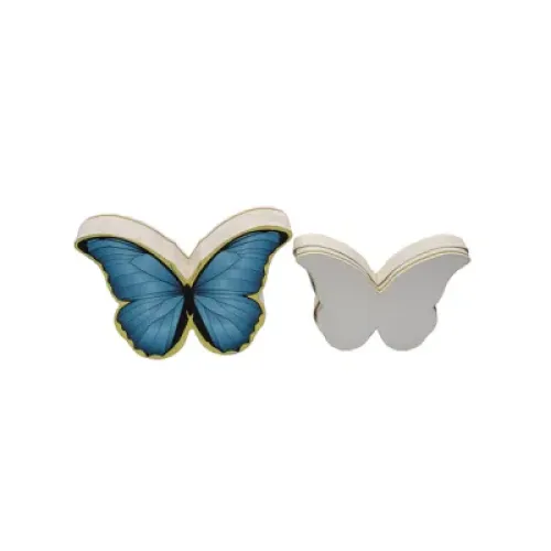 Irregular texture butterfly shaped gift box