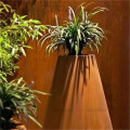 Rusty Metal Ornaments Corten Steel Planter