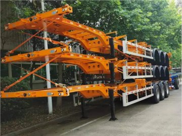 3車軸スケルトンコンテナセミトレーラー