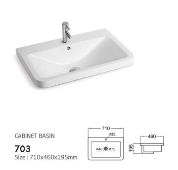 Special Design 703 Bathroom Cabinet Sink for Washing