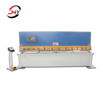QC12K 6mm Hydraulic Guillotine Shear - 3m Metal Plate Cutting Machine