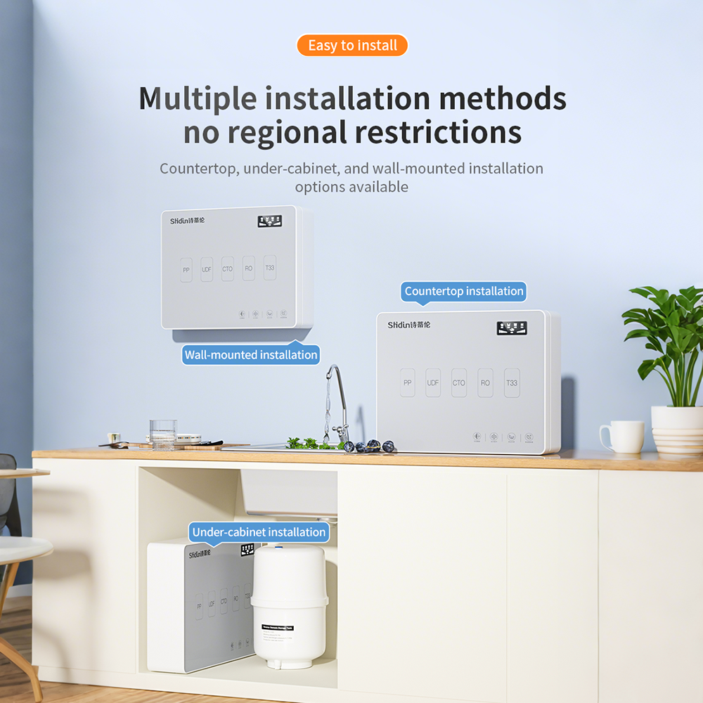 Silver Quick-Connect 5-Stage RO Water Purifier