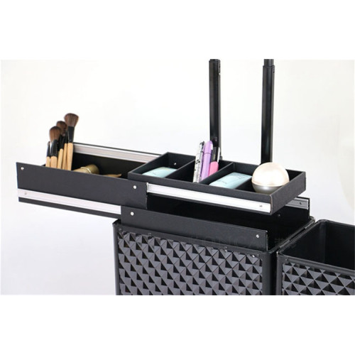 Traveling Dresser Trolley Makeup Case for Show