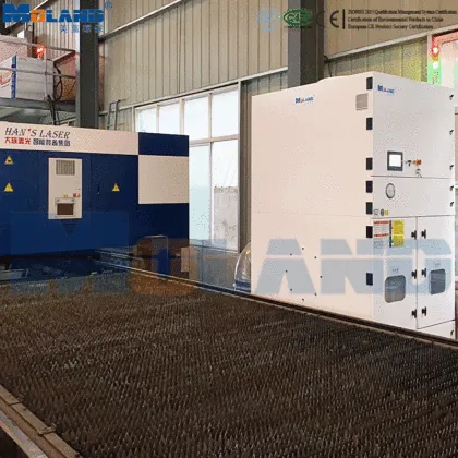 Rotor soot cleaner hepa filter