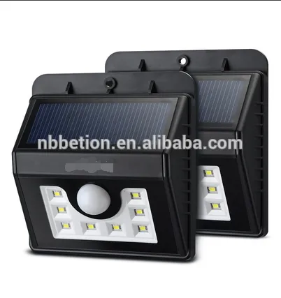 led night light solar motion sensor light 8LED solar motion sensor outdoor wall light motion sensor security light