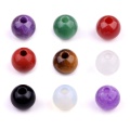 Gemstone 18MM Round Beads Drilled Large Hole 5MM for Making Jewelry