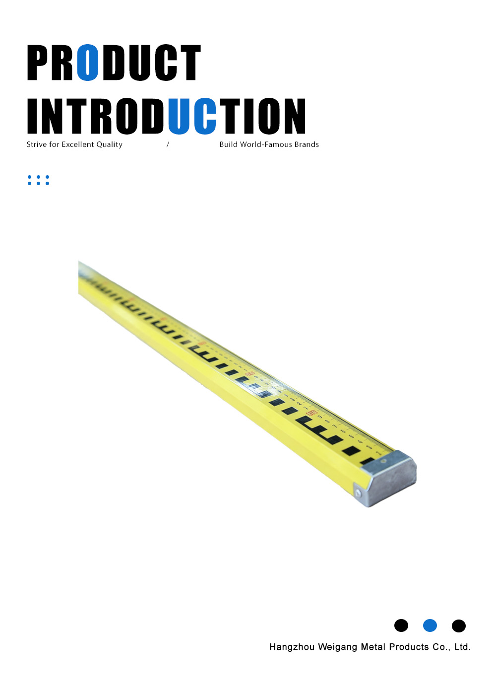 2 meter Straight Edge Ruler