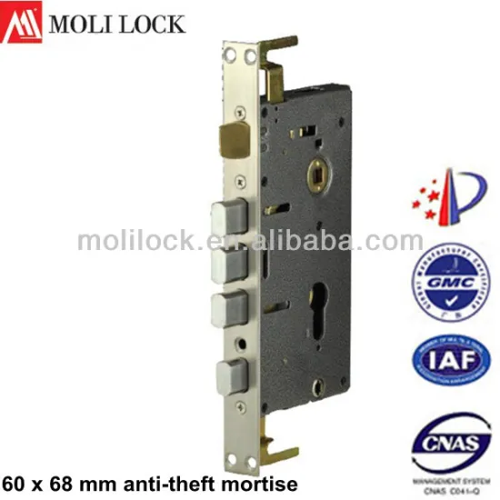60 x 68 mm Five Latches Lock Cylinder, Anti-theft Mortise, Standard European Mortise, Lock Body Cylinder