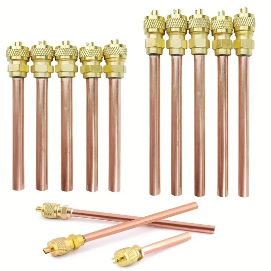 High-Quality Refrigeration Spare Parts: 1/4 Access Valve, Pin Valve, Charging Valve