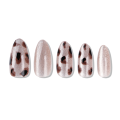 3D Crystal acrylic cat eye press on nail