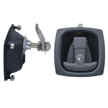 Hot Sale Black RV Entrance Door Locks and Hatch Lock Body Parts for Caravans & Campers