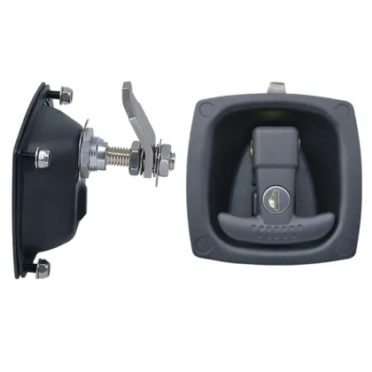 Hot Sale Black RV Entrance Door Locks and Hatch Lock Body Parts for Caravans & Campers