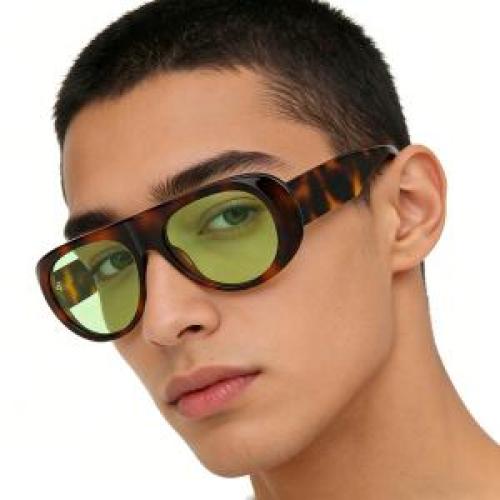 OEM Retro Aviator Top Bar Acetate Sunglasses Colors Lenses