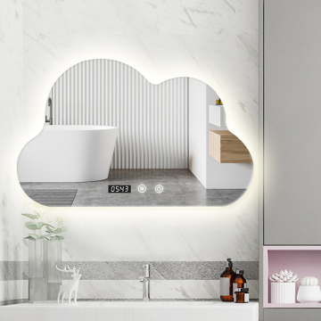 Toptan Özel Tasarım Banyo için düzensiz şekilli lüks LED aynalar