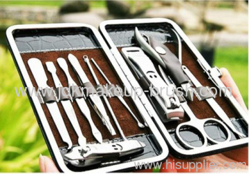 10pcs Luxury Stainless Steel Manicure Set 