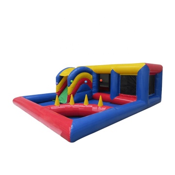 2019 Inflatable Commercial Baby Playzone: Jumping Bed with Slide, Ball Pool, and Bounce House