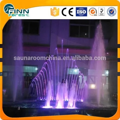 2m x 5m decorativo playa del hotel fuente de agua al aire libre