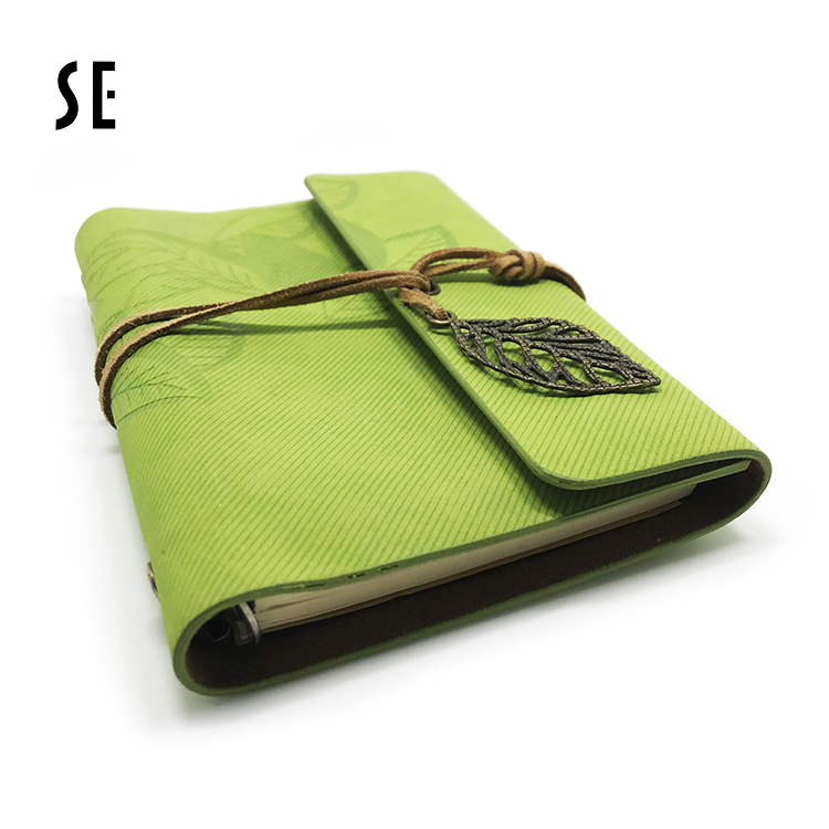 Custom Printed on Demand A5 Planner Notebook Leather with Ring Binder