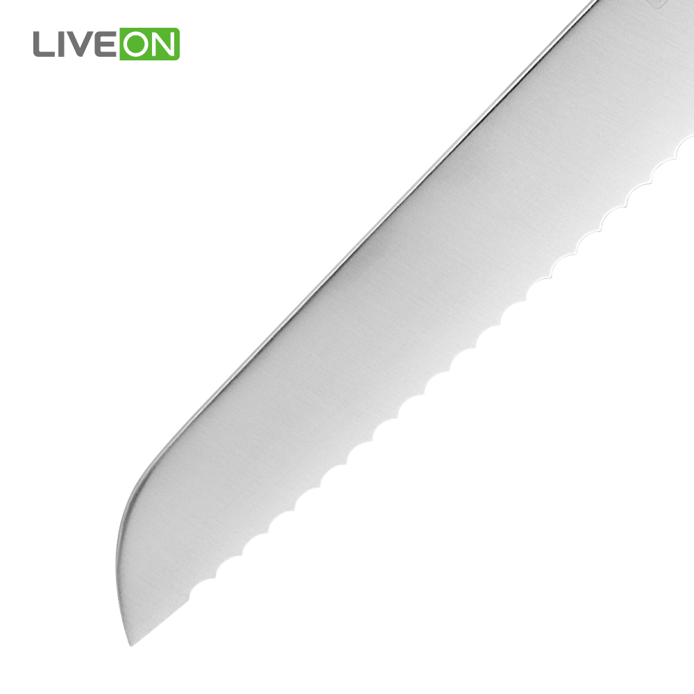 Serrated Stainless Steel Blades Slicer Bread Cutting Knife