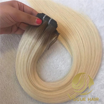 Omber 6/60 hybrid weft hair extensions