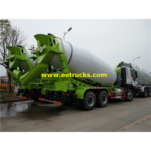 12m3 Hongyan Concrete Cement Mixer Trucks