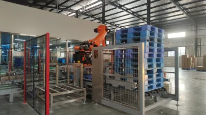Fully Automatic ABB Robot Palletizer for Carton Boxes
