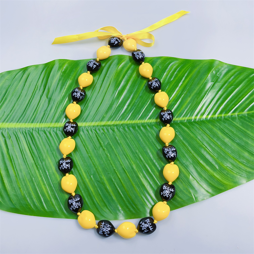 Kukui nut necklace KN-jn056