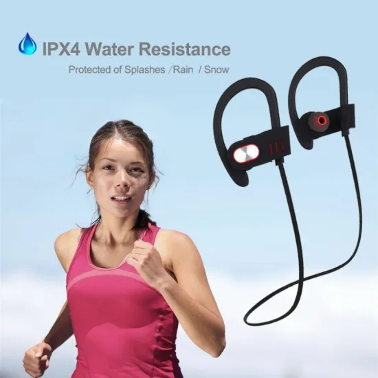 Waterproof Bluetooth Headphone, Sport Earphone Stereo Headset with Microphone for sport OEM/ODM