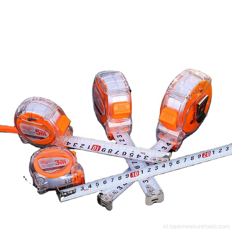 pita pengukur tubuh transparan 5m yang dapat ditarik;