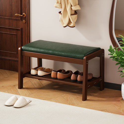 Koridor için Çok Fonksiyonlu Bambu Ayakkabı Raf Tezgahı