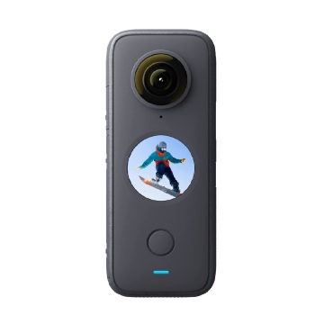AI Editing Live Streaming Webcam: insta360 ONE X2 360 Degree Waterproof Action Camera