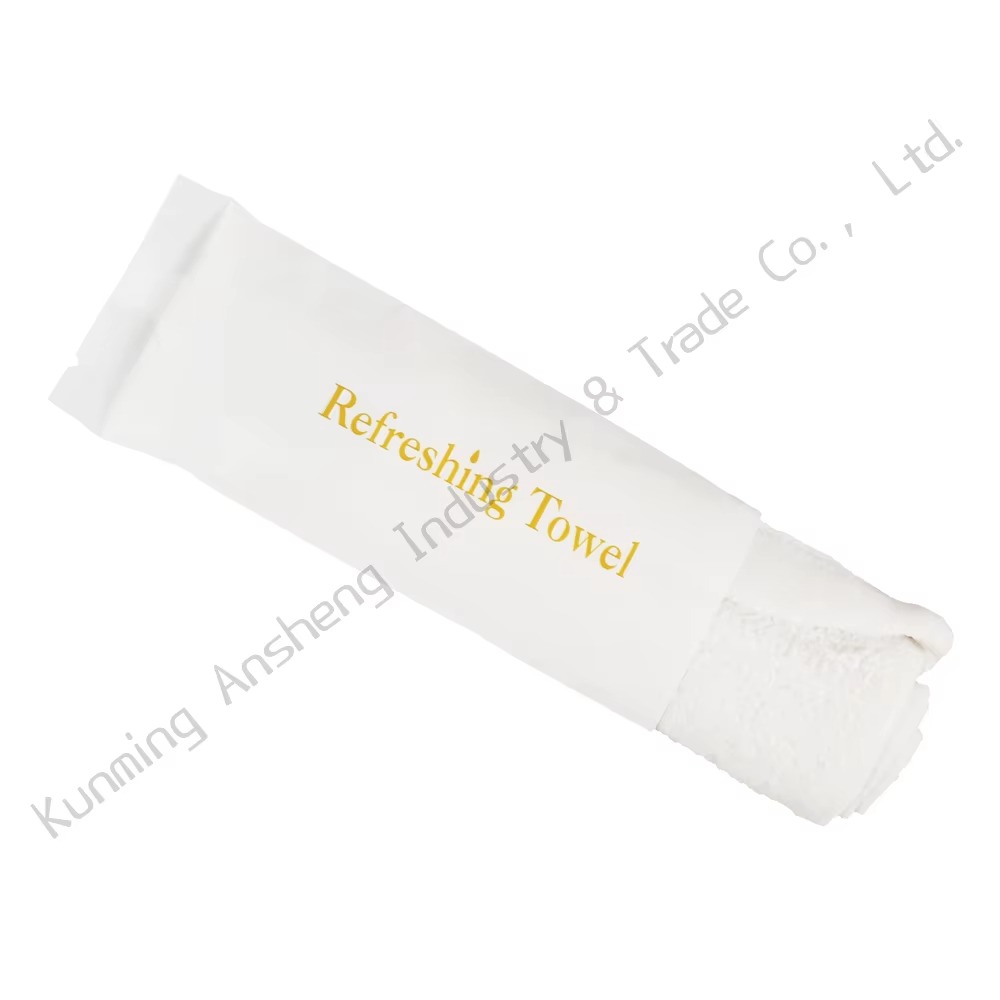 100% cotton wet towel roll