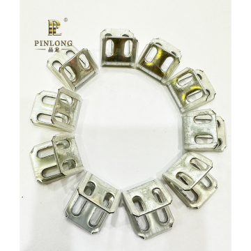 Pinlong Hot Sale Sofa Spring Clips - 4-Hole Zigzag Metal Furniture Cover Clips