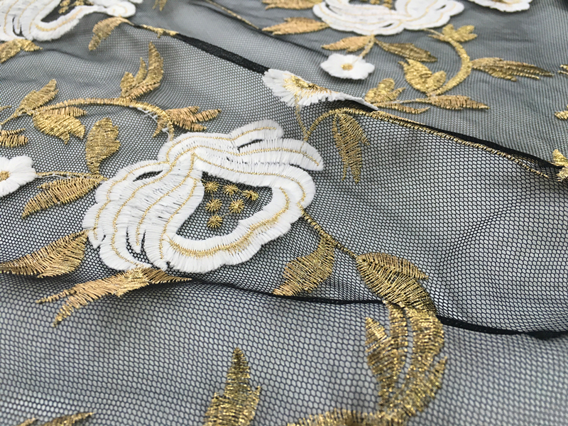 3D embroidery Fabric