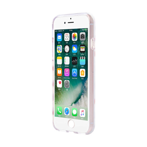 Transparent IMD TPU Pink Dots iPhone6 Case