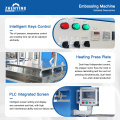 Automatic Leather Embossing Machine for logo