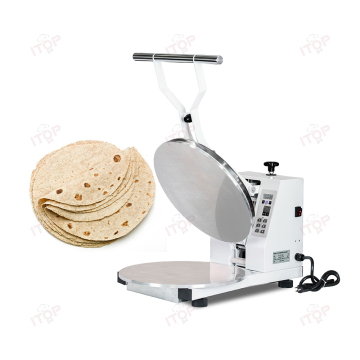 Commercial Semi-Automatic Thincake Taco Tortilla Flattening & Pizza Dough Press Machine