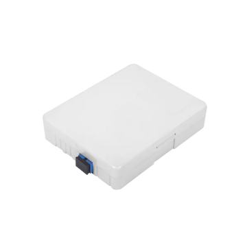 Wall-Mounted Mini Indoor FTB 1 Core FTTH Fiber Optic Termination Box 86x86x23mm