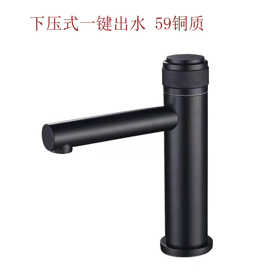 新しいデザインの滝の浴室の蛇口の洗面器のミキサーシングルハンドルの黒い蛇口