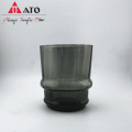 Ato Glass Vase Crystal Gray Colors المزهريات الزفاف