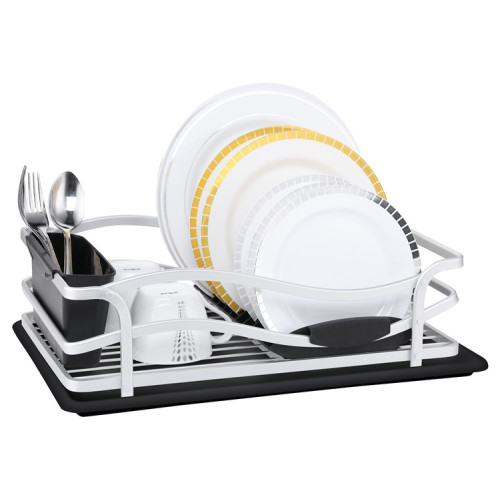 Aluminum Dish Rack with Remove Set Aluminum dish drying rack with drainboard Supplier