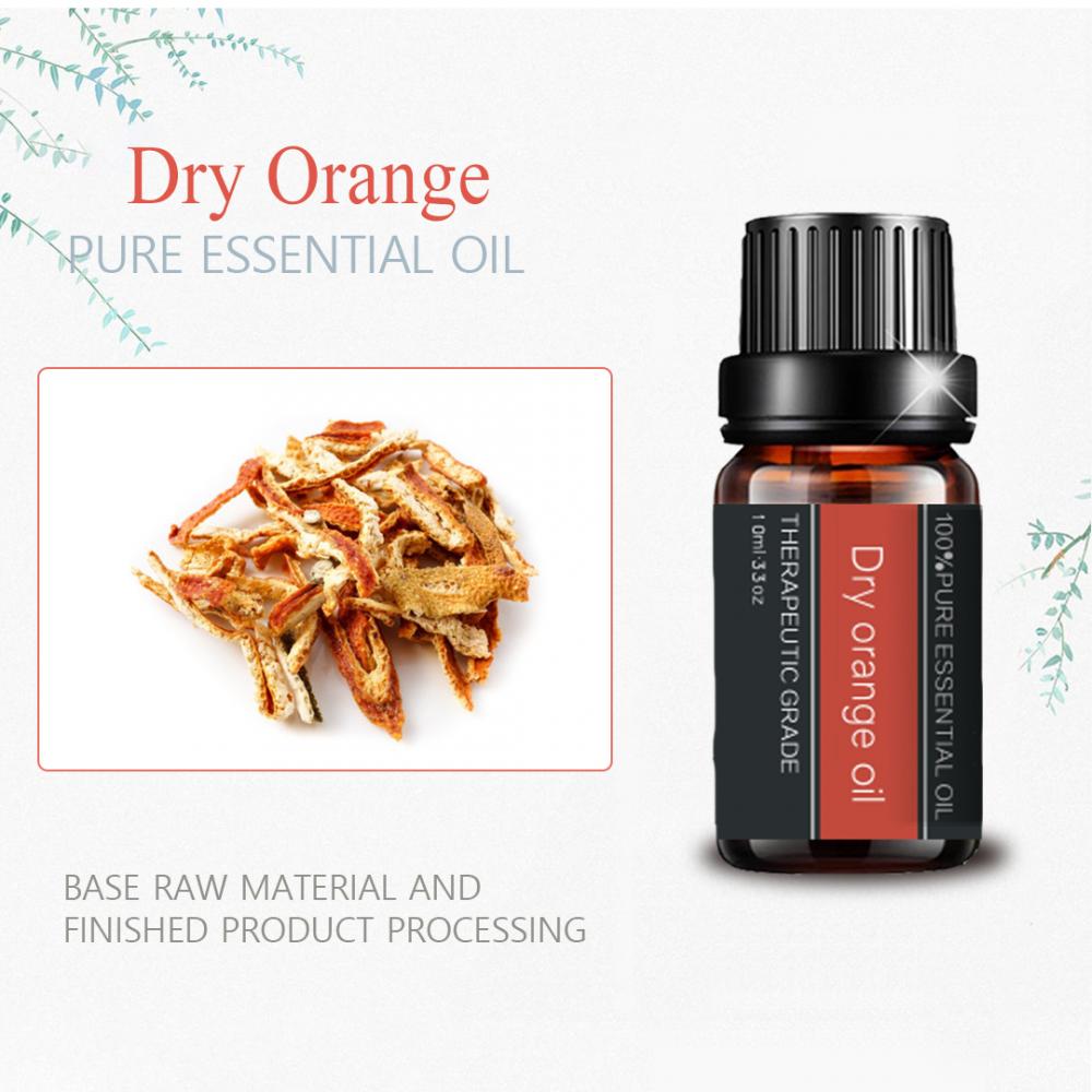 Óleo essencial de laranja seco de alta qualidade para cuidados com a pele