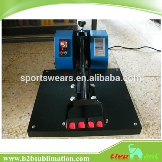 HM pneumatic single station textile heat press machine