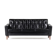 Phòng khách với ghế sofa góc Retro