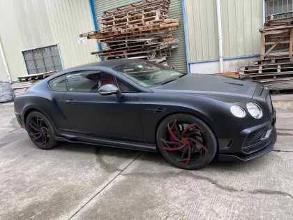 Bentley Continental Carbon Fiber Body Kit: MSY-Style Front, Rear Bumper, Spoiler, and Hoods